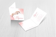 Paard met aquarel Paard met aquarel